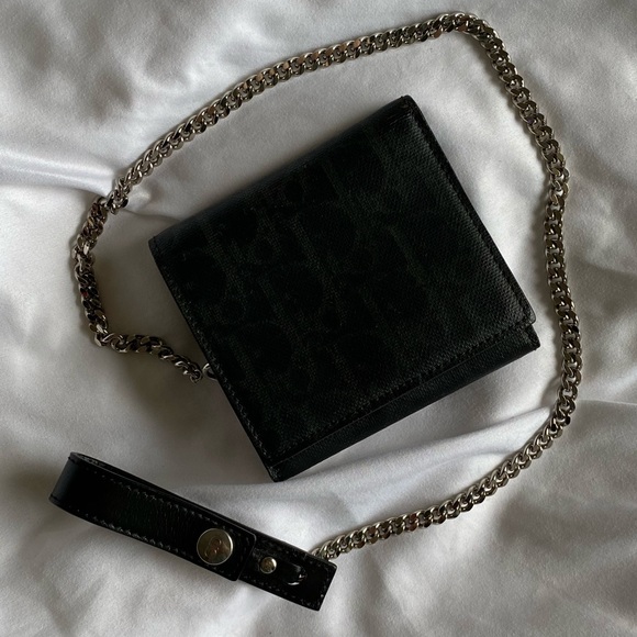 💋 DIOR HOMME MONOGRAM WALLET ON CHAIN 💋 - Picture 3 of 7